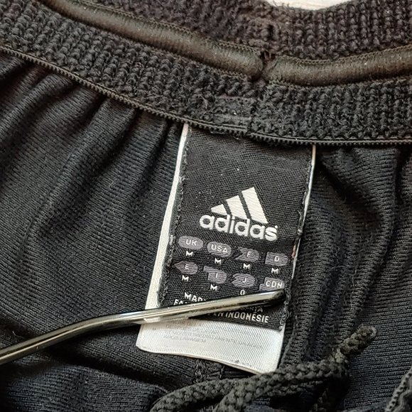 Excellent Used Condition Men's Adidas 3 Stripe Athletic Pant Black Size Medium - Picture 9 of 15